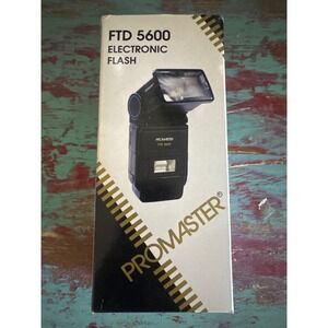 ProMaster FTD 5600 Electronic Flash Camera Speedlight with Box and Manual